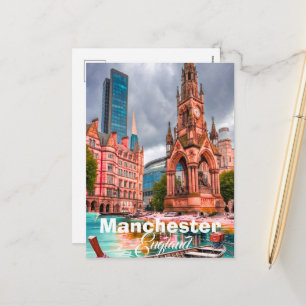 Art de carte postale de voyage à Manchester, Voyag