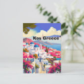 Art de carte postale de voyage de Kos, Kos Grèce A (Debout devant)