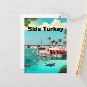 Art de carte postale de voyage latérale, Art de ca