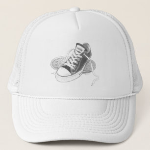 Art de casquette de camionneur de baskets