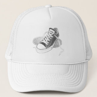 Art de casquette de camionneur de baskets