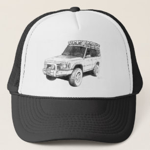 Art de casquette de camionneur de Land Rover