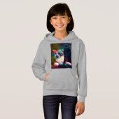 ART DE CHAT COLORÉ DRÔLE ET TENDANCE (Devant entier)