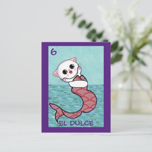 Art de chat, El Dulce, Carte postale (Debout devant)