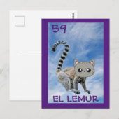 Art de chat, El Lemur, Carte postale (Devant / Derrière)