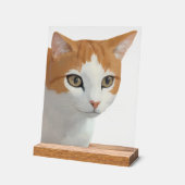Art de chat roux adorable (Angle)