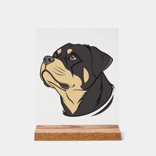 Art de chien Rottweiler (Recto)