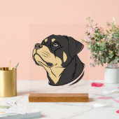 Art de chien Rottweiler (Mariage)