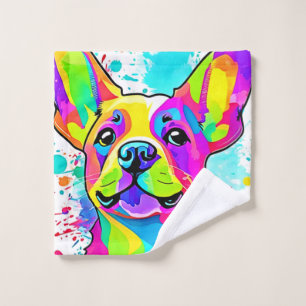 Art de chiot Bulldog français vibrant
