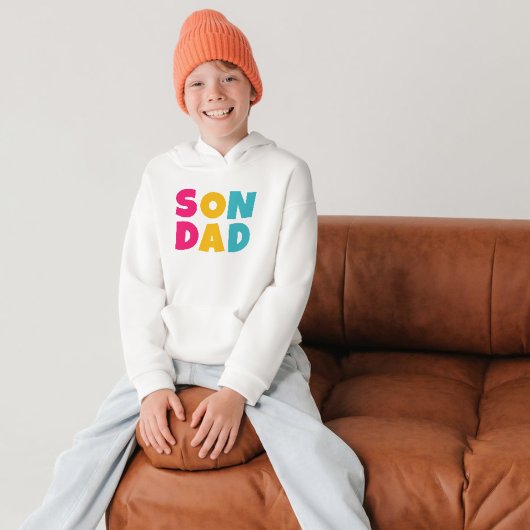 Art de combinaison fils et papa