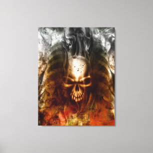 Art de combustion lente de toile enveloppé par