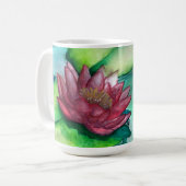 art de couleur d'eau sur une tasse (Devant gauche)