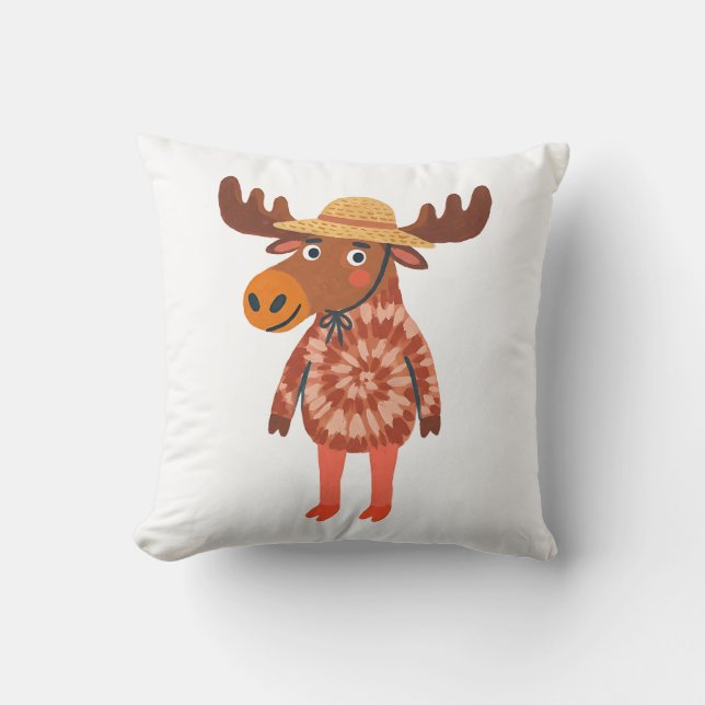 Art de Coussin de Lancement de l'Élan en Bonnet de (Recto)