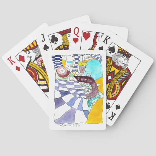 Art de Dala de turbulence - cartes de jeu (dos)
