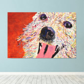 Art de Debbie Davidsohn - Art de chien - Toile env (Insitu (Plancher de Bois))
