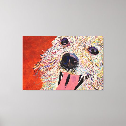 Art de Debbie Davidsohn - Art de chien - Toile env (Recto)