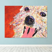 Art de Debbie Davidsohn - Art de chien - Toile env (Insitu (Plancher de Bois))