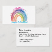 Art De Debi, Carte de visite (Devant / Derrière)