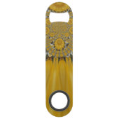 Art de design Motif à fleurs jaunes dorées (Devant)