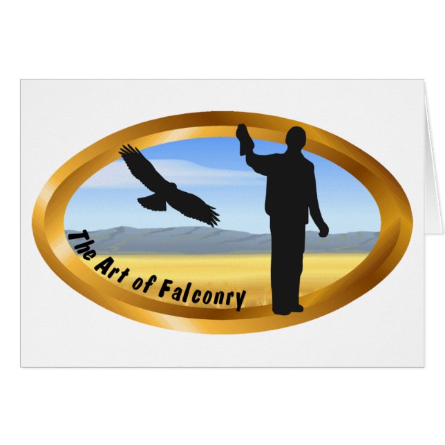 Art de Falconry - Ovale (Devant horizontal)