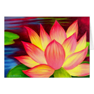 Art de fleur de nénuphar de Lotus de Chinois -