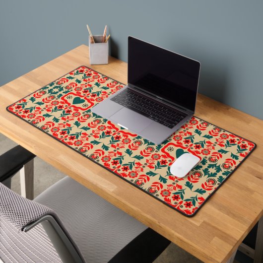 Art de fleurs abstrait boho (Bureau 2)
