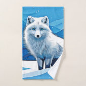 Art de Fox d'hiver (Serviette à main)