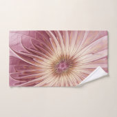 Art de fractale de fleur abstraite et nuances de B (Serviette à main)