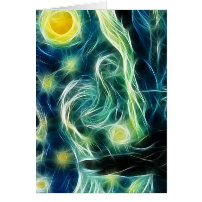Art de fractale de Van Gogh de nuit étoilée (Devant)
