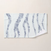 Art de grattage Gaufre Zèbre Gris Nuageux (Serviette à main)