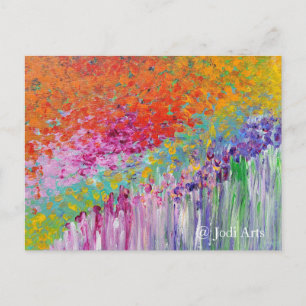 Art de jardin français sur carte postale
