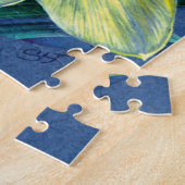 Art de jonquilles de ressort peignant le puzzle (Côté)