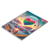 art de la forme d'amour Carnet photo spirale (Côté gauche)