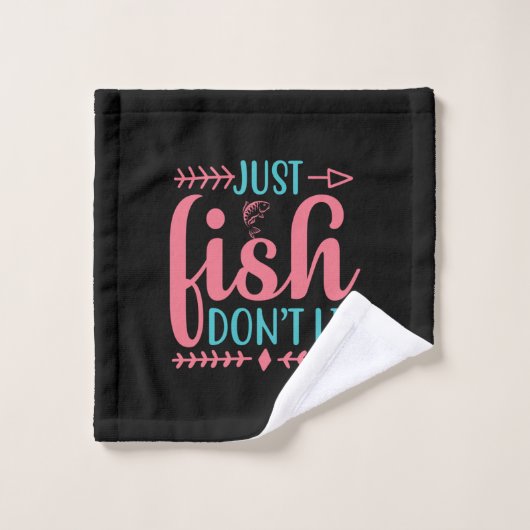 Art de la pêche juste poisson (Gant de toilette)