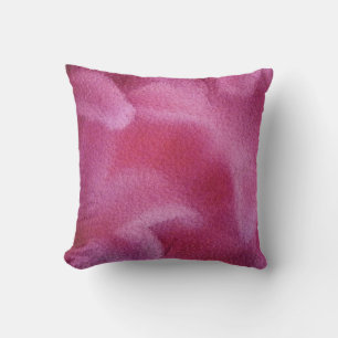 Art de la peinture à la fleur rose #2 - Coussin
