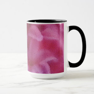 Art de la peinture à la fleur rose - Mug