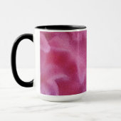 Art de la peinture à la fleur rose - Mug (Gauche)
