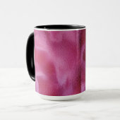 Art de la peinture à la fleur rose - Mug (Devant gauche)