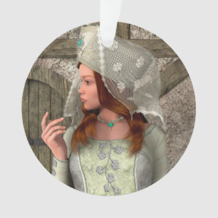Art de la Renaissance Princesse Médiévale Vintage