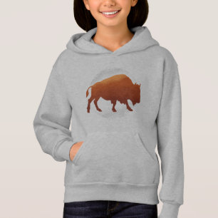 Art de la silhouette du bison d'Amérique