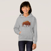 Art de la silhouette du bison d'Amérique (Devant entier)