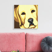 Art de la toile de Labrador Retriever (Insitu(Salon))