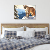 Art de la toile de Lion de montagne (Insitu(Chambre))