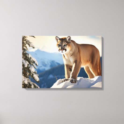 Art de la toile de Lion de montagne (Recto)