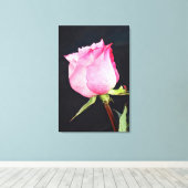 Art de la toile de Rose royale (Insitu (Plancher de Bois))