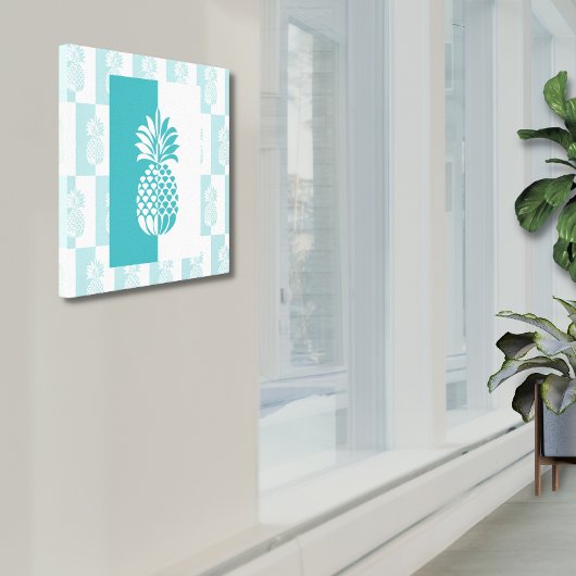 Art de l'ananas | Impression sur toile moderne sar