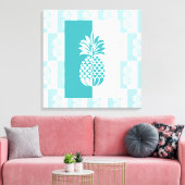 Art de l'ananas | Impression sur toile moderne sar (Insitu(Salon))