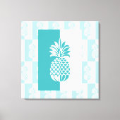 Art de l'ananas | Impression sur toile moderne sar (Recto)