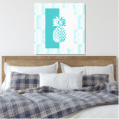 Art de l'ananas | Impression sur toile moderne sar (Insitu(Chambre))