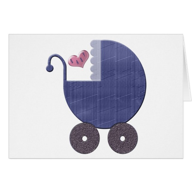 Art de landau de bleus layette (Devant horizontal)